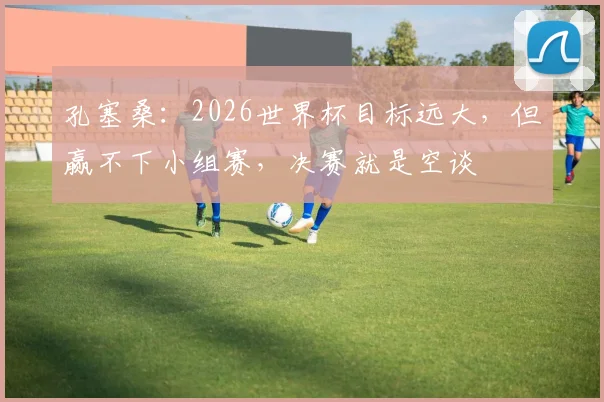 孔塞桑：2026世界杯目标远大，但赢不下小组赛，决赛就是空谈